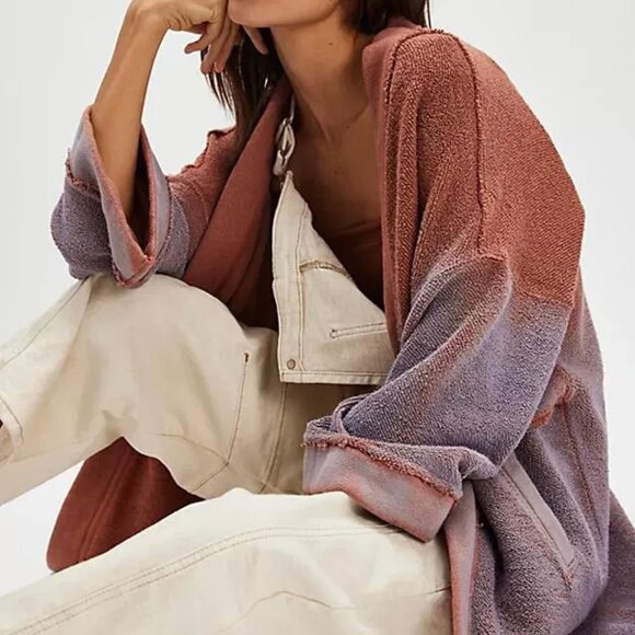 Free People Sweaters - Free People Lola Ombre Sweatshirt Cardi